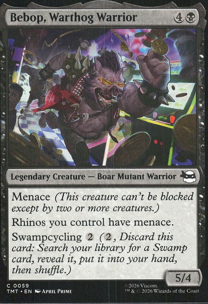 Bebop, Warthog Warrior image 1